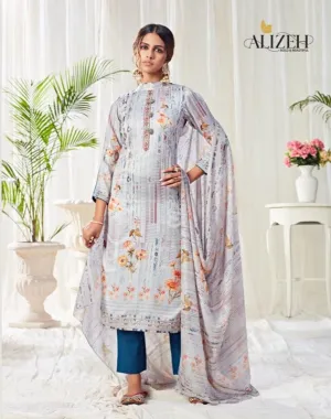 Alizeh Presents Bliss Pure Cotton Casual Wear Salwar Suits