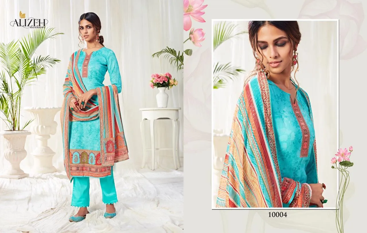 Alizeh Presents Bliss Pure Cotton Casual Wear Salwar Suits