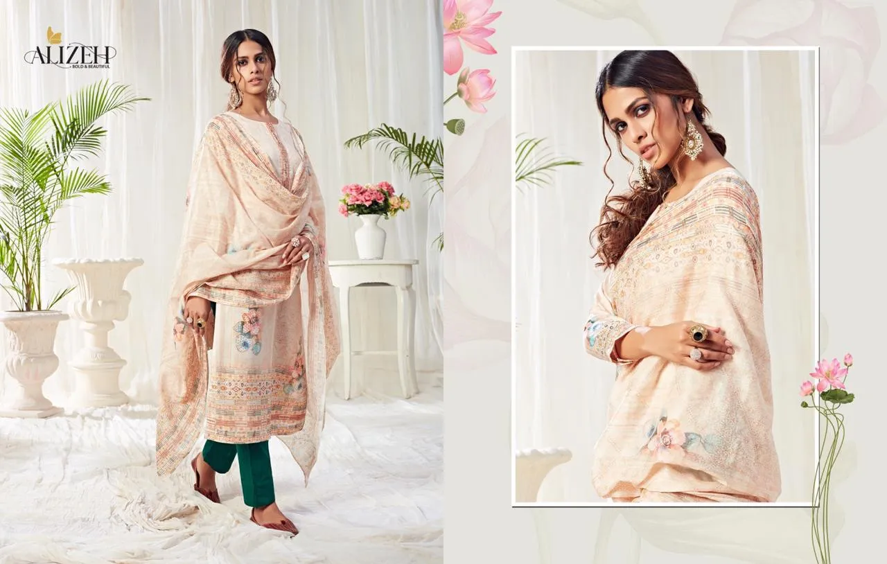 Alizeh Presents Bliss Pure Cotton Casual Wear Salwar Suits