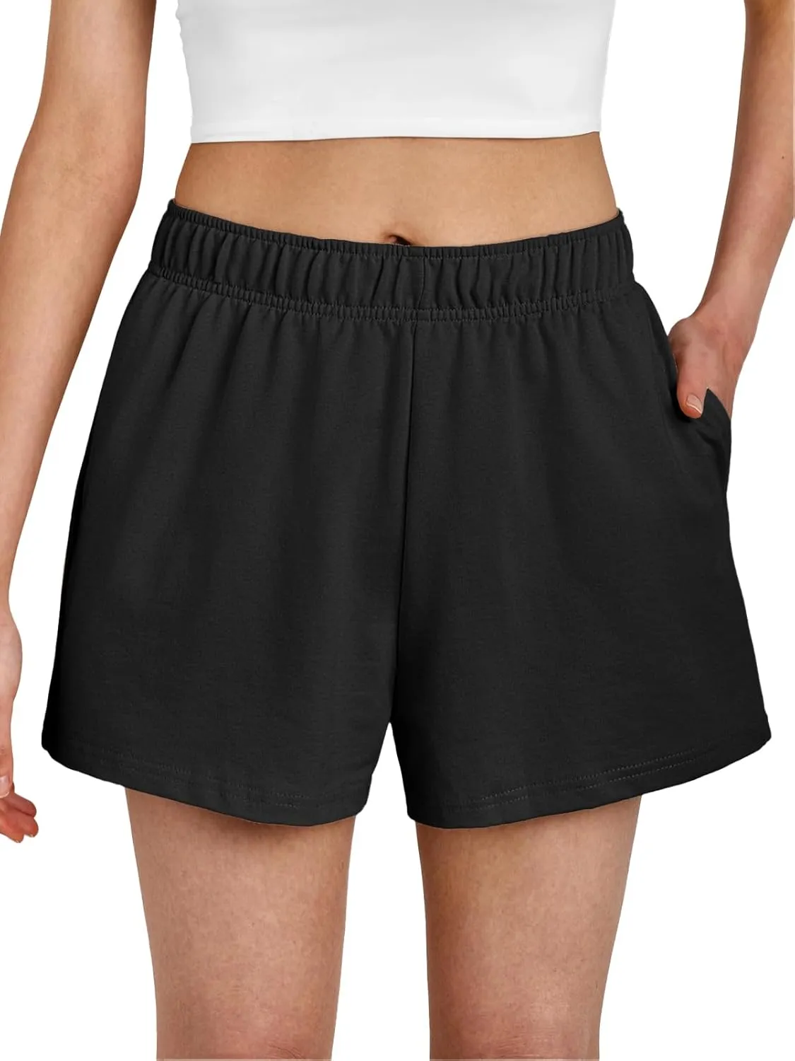 AUTOMET Womens Sweat Shorts Trendy Casual Athletic Running Summer Vacation Outfits Comfy 2025 Fashion Workout Clothing