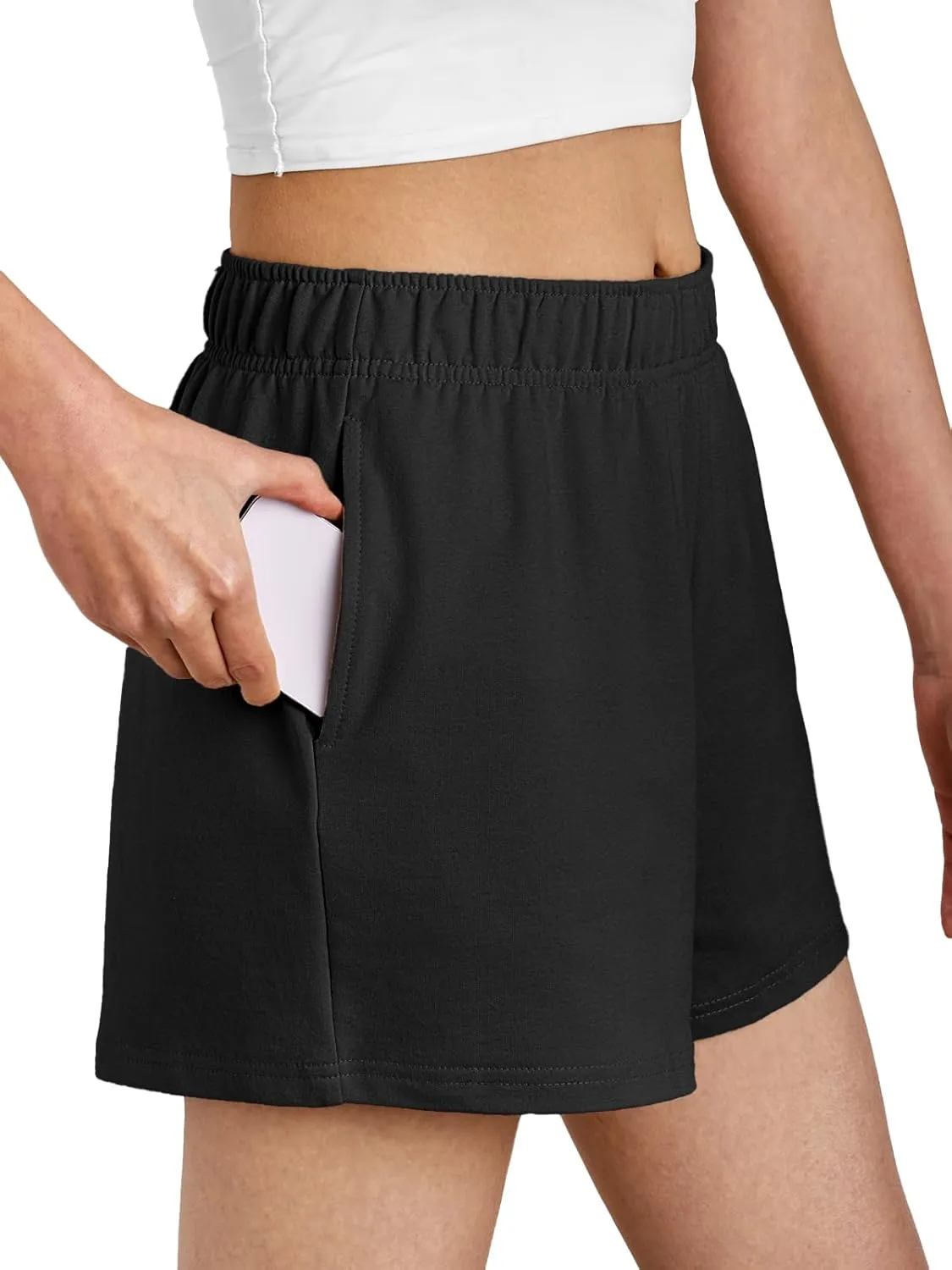 AUTOMET Womens Sweat Shorts Trendy Casual Athletic Running Summer Vacation Outfits Comfy 2025 Fashion Workout Clothing