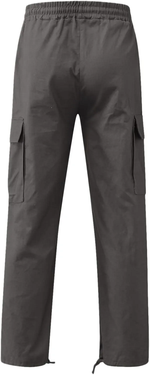 Cargo Pants for Men Relaxed Fit Big and Tall for Workout Running Sweatpants for Mens Casual Joggers Athletic Pants