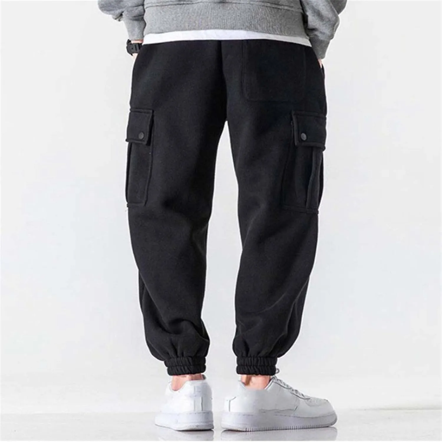 Cargo Sweatpants for Men Big and Tall Pants Lightweight Mens Work Pants Hiking Cargo Pants Relaxed Winter Men Joggers