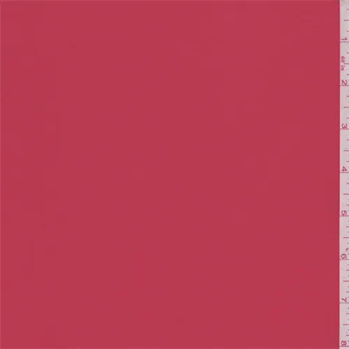 Coral Red Polyester Georgette Fabric