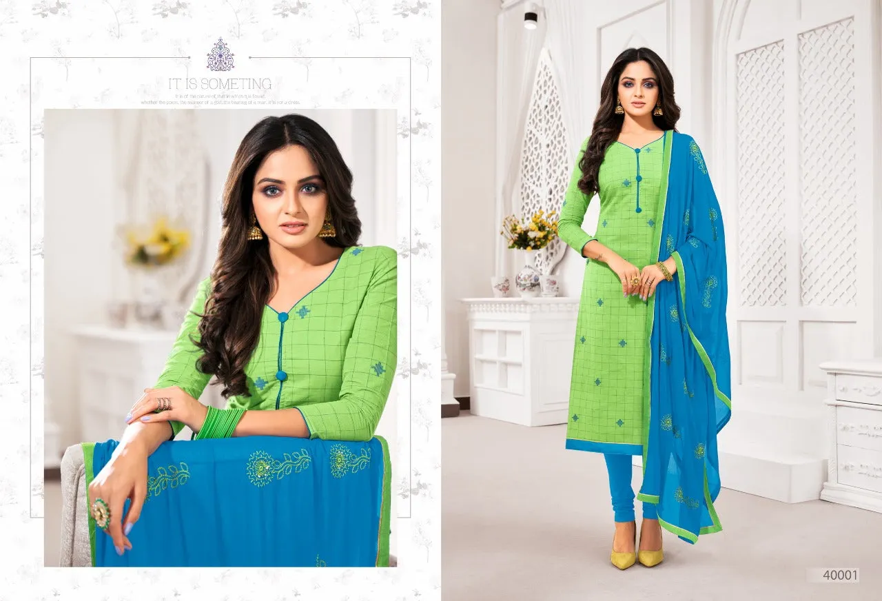 Kapil Fab Presents Ulimate Cotton Casual Wear Salwar Suits