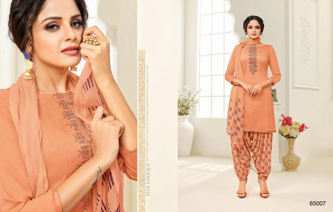 Kapil Trendz Latest Cotton Print Casual Wear Designer Salwar Kameez