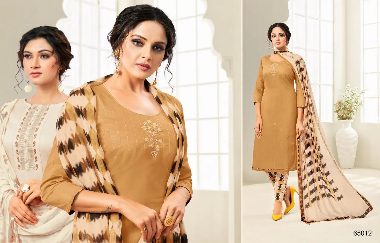 Kapil Trendz Latest Cotton Print Casual Wear Designer Salwar Kameez