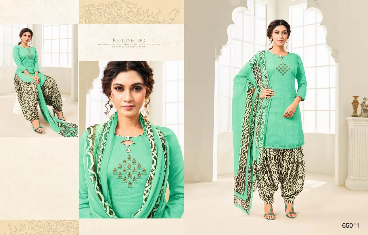 Kapil Trendz Latest Cotton Print Casual Wear Designer Salwar Kameez