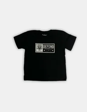 KI'I PATCH Youth Black Tee