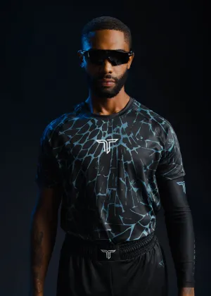 Magma Short-Sleeve Raglan - Blue Steel