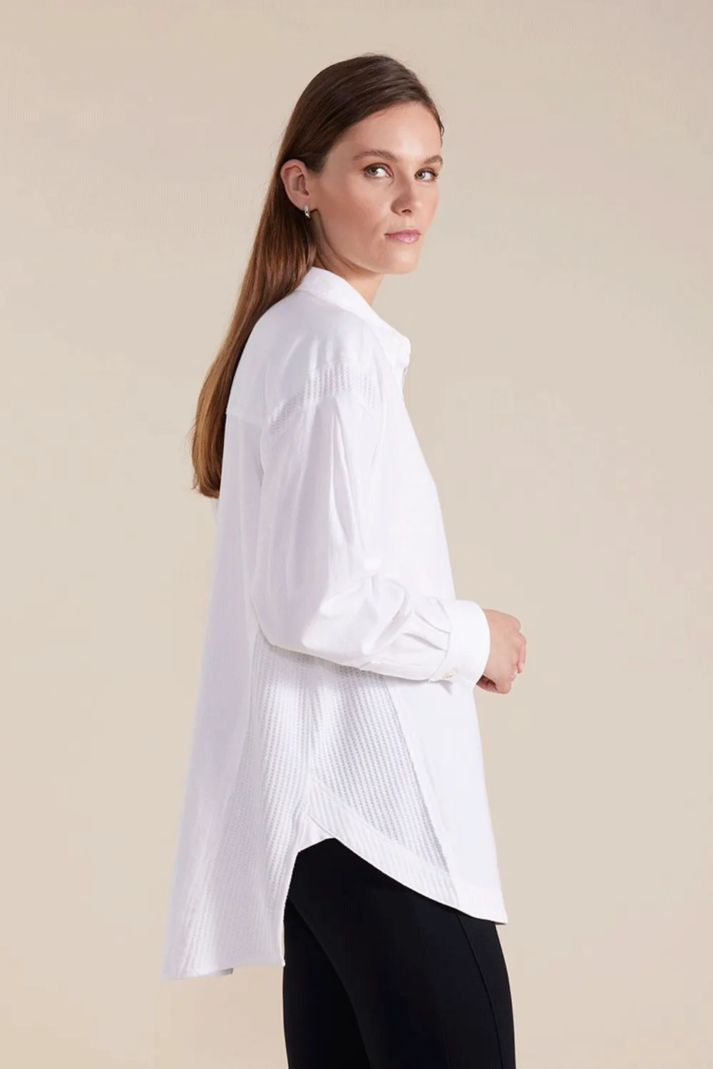 Marco Polo - YTMW44636 L/S Relaxed Cotton Shirt