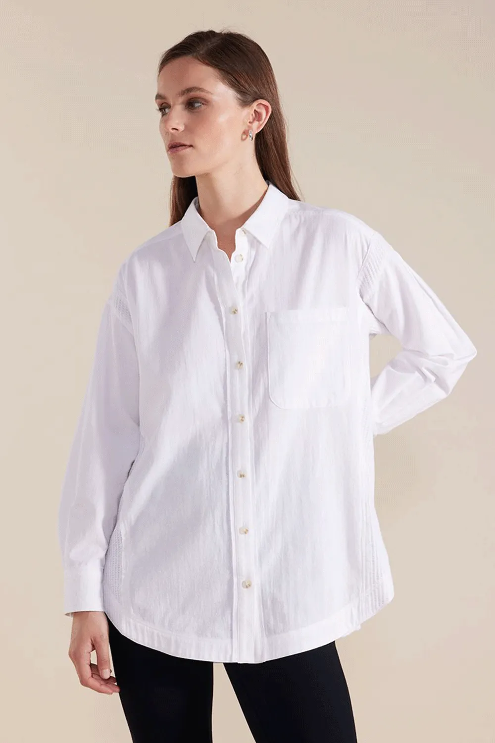 Marco Polo - YTMW44636 L/S Relaxed Cotton Shirt
