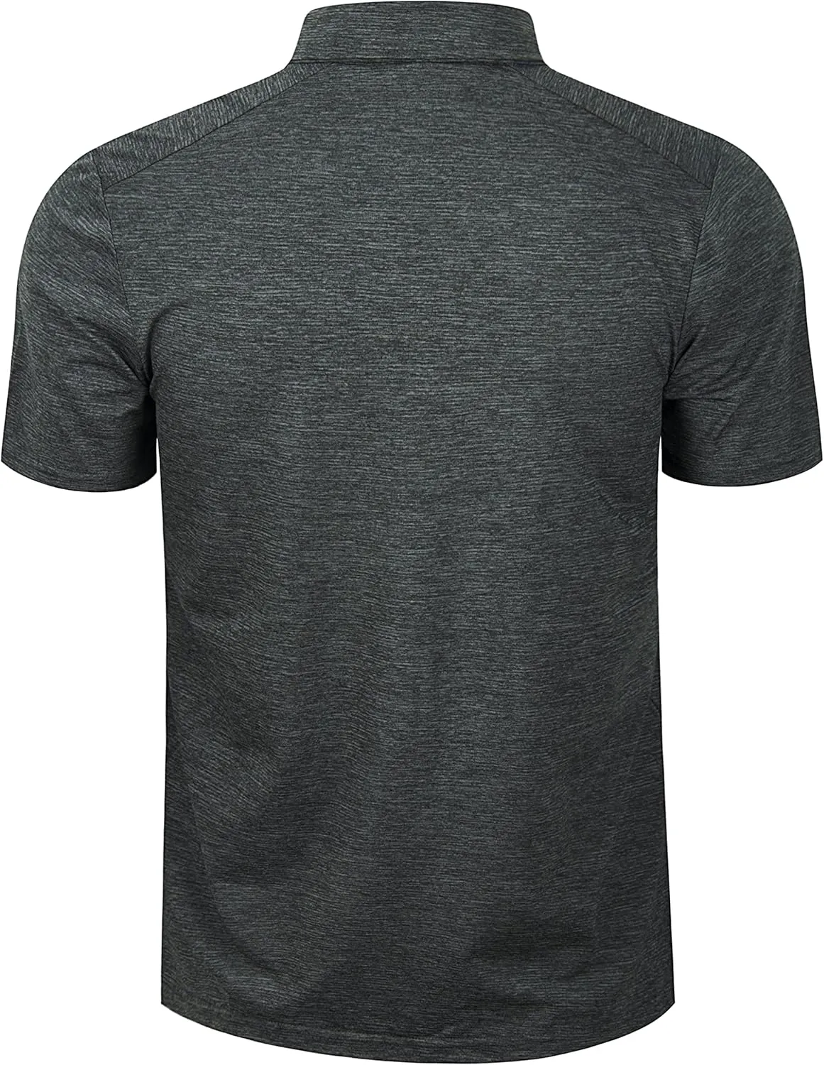 Mens Quick Dry Performance Golf Polo Shirts Short Sleeve Summer Casual Athletic Collared Shirt