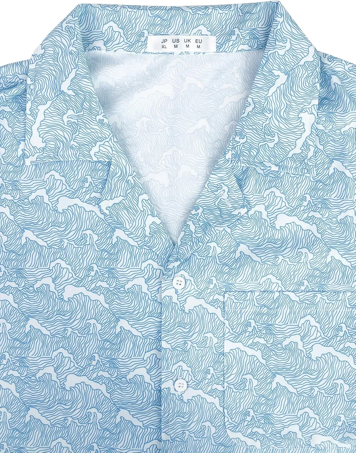 Men's Short Sleeve Hawaiian Shirt Quick Dry Loose Fit, Floral Print Tropical Cruise Beach Button Down Graffiti Aloha
