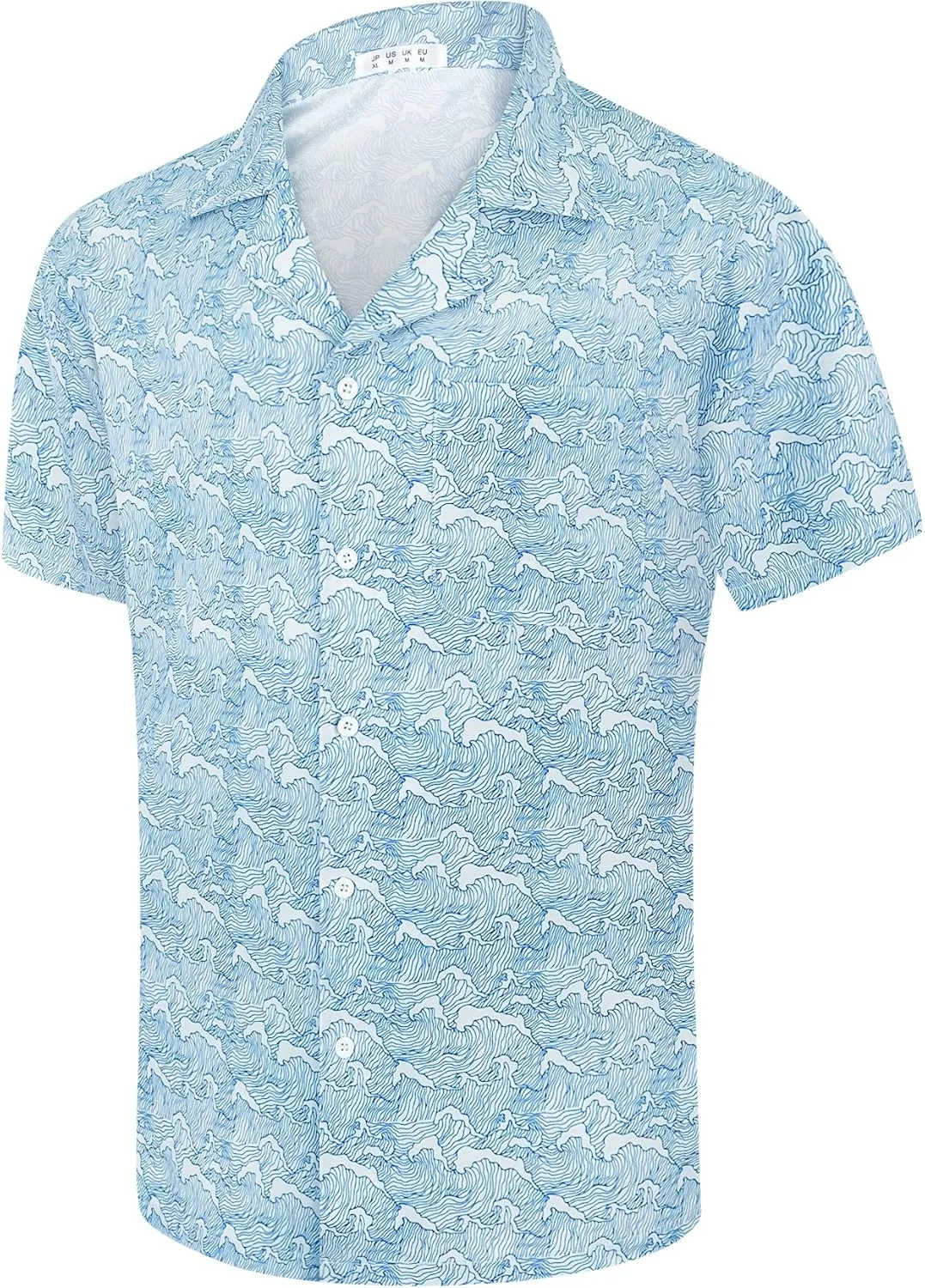 Men's Short Sleeve Hawaiian Shirt Quick Dry Loose Fit, Floral Print Tropical Cruise Beach Button Down Graffiti Aloha