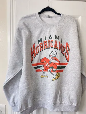 Miami ￼Hurricanes Crewneck