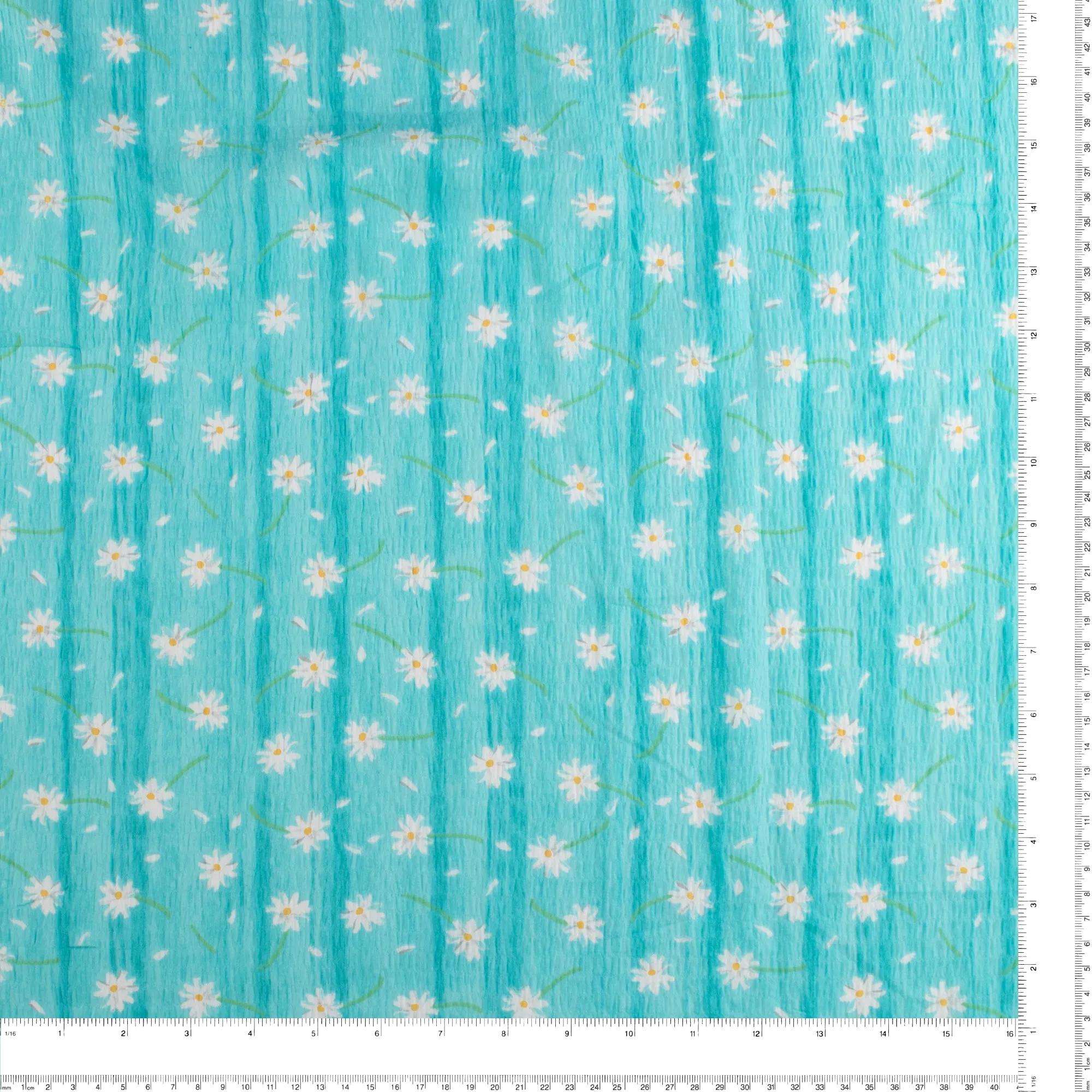 Novelty Polyester Print - 390 - Aqua