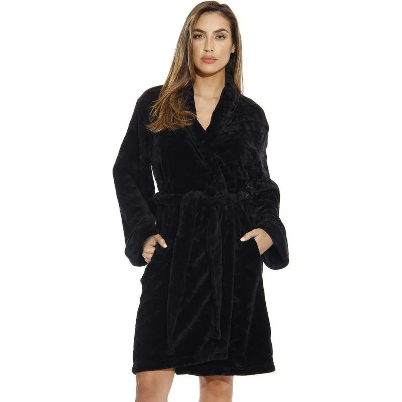 Plain Patterned Kimono Robes  Cozy and Stylish Lounge Wear