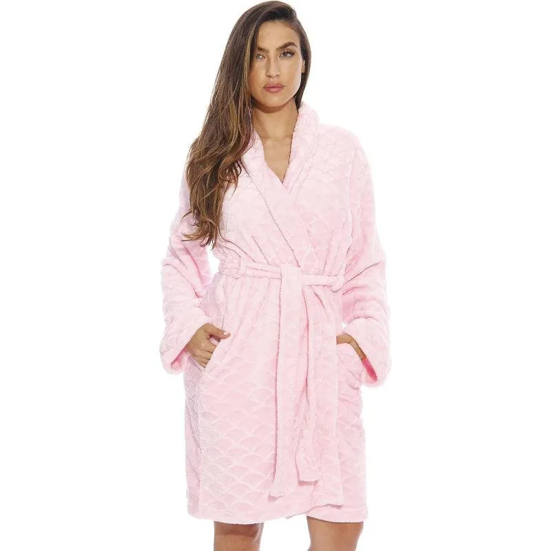Plain Patterned Kimono Robes  Cozy and Stylish Lounge Wear