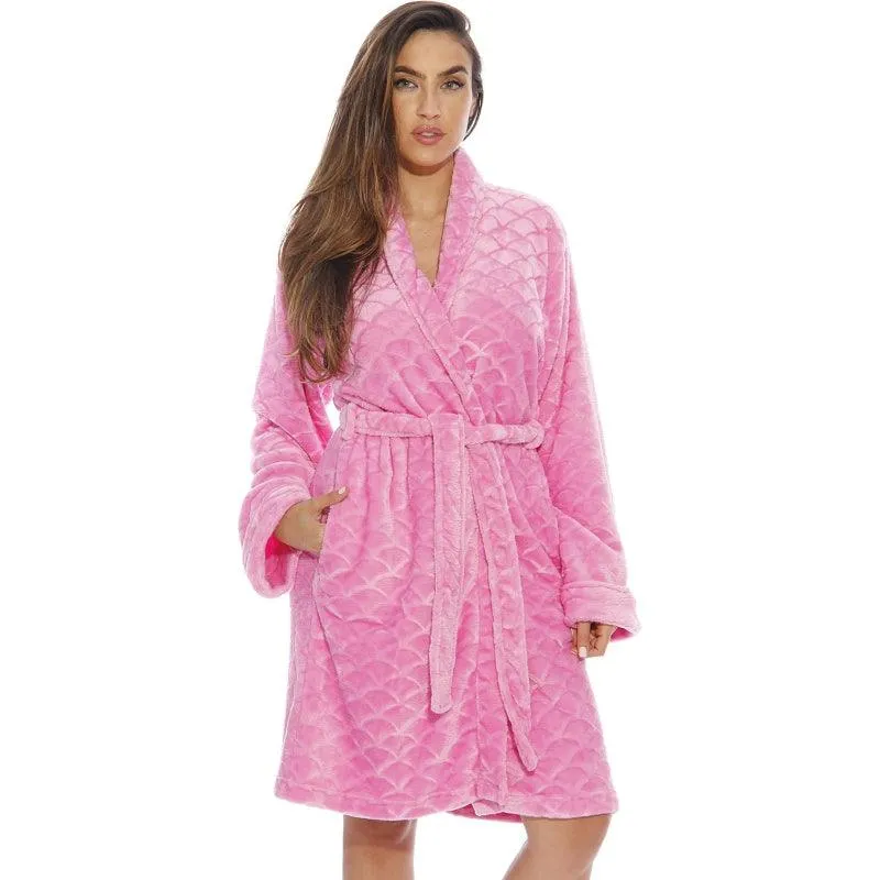 Plain Patterned Kimono Robes  Cozy and Stylish Lounge Wear