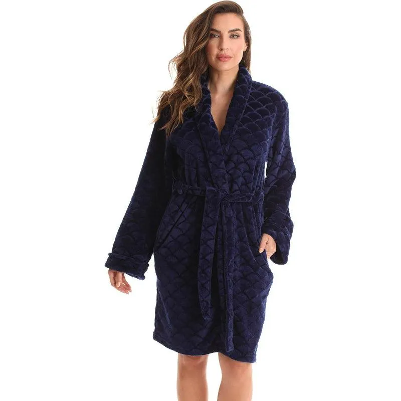 Plain Patterned Kimono Robes  Cozy and Stylish Lounge Wear