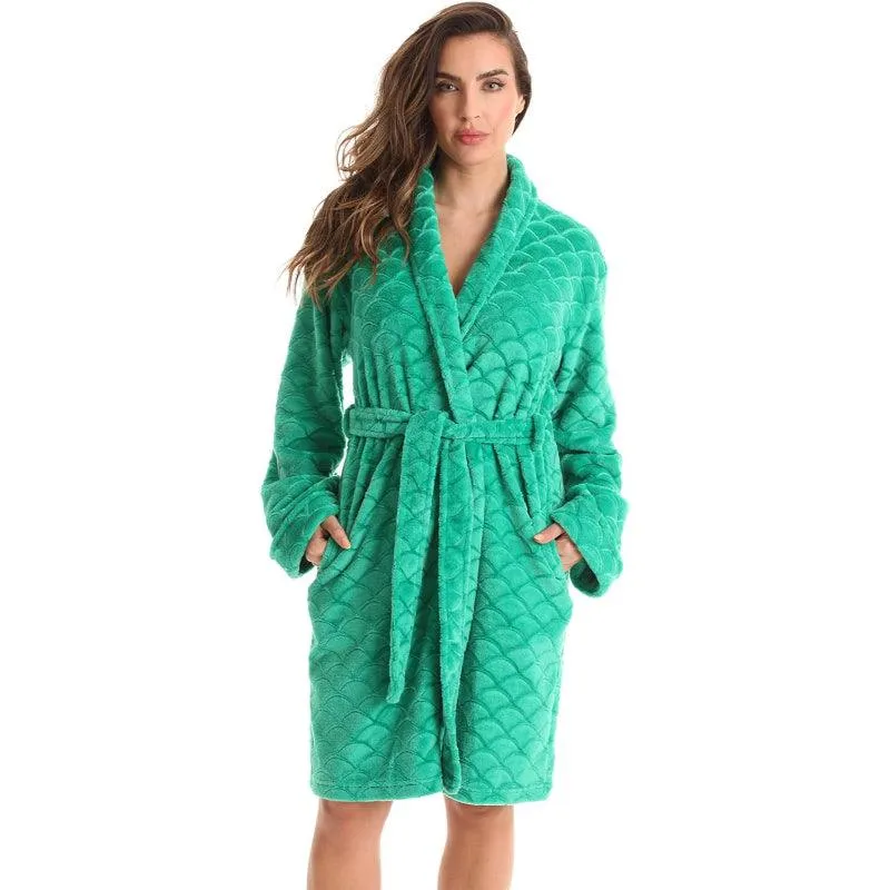 Plain Patterned Kimono Robes  Cozy and Stylish Lounge Wear