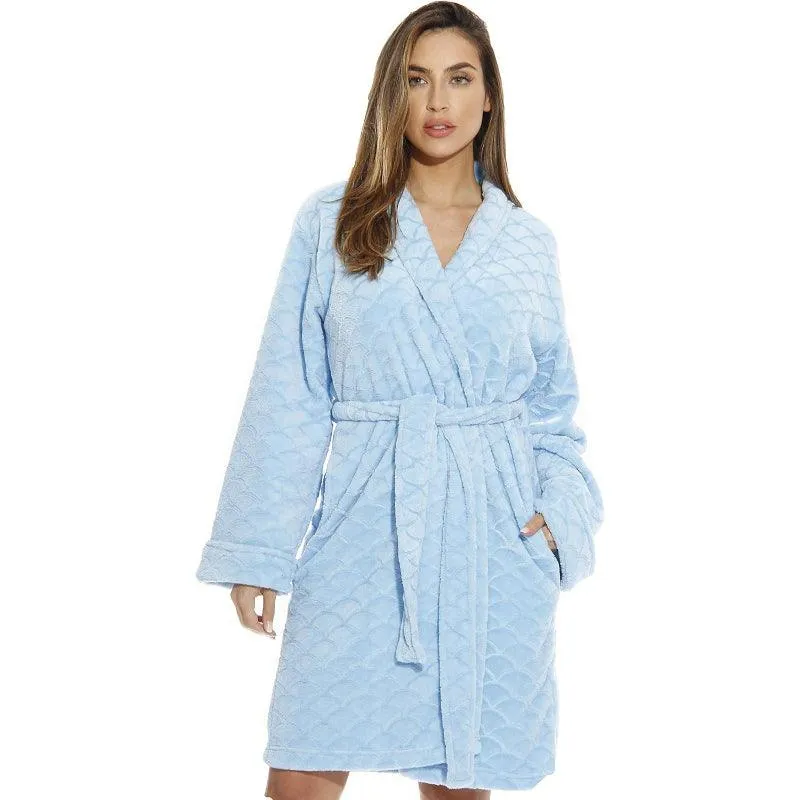 Plain Patterned Kimono Robes  Cozy and Stylish Lounge Wear