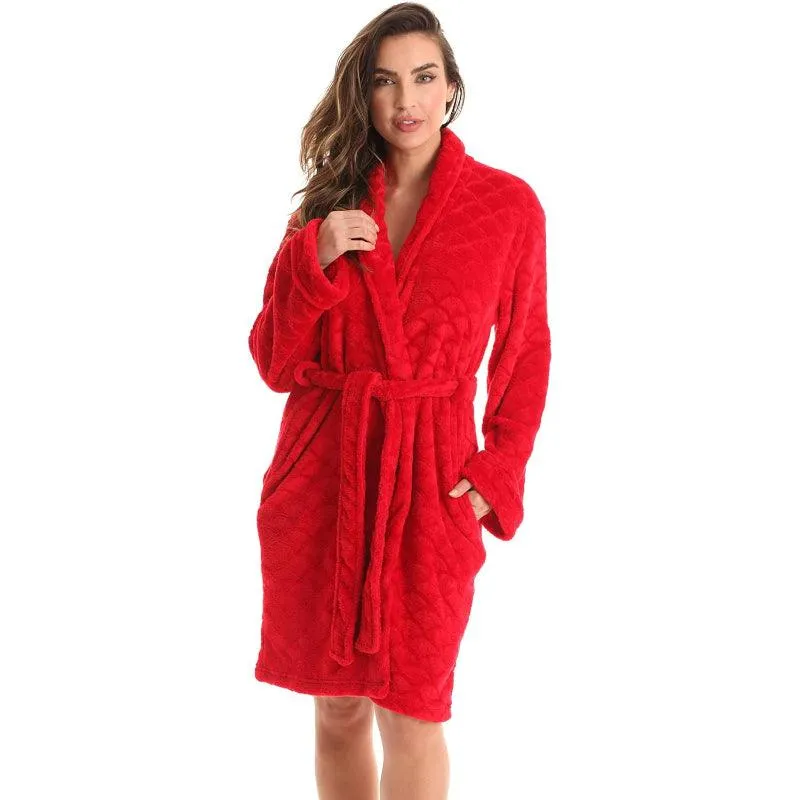 Plain Patterned Kimono Robes  Cozy and Stylish Lounge Wear