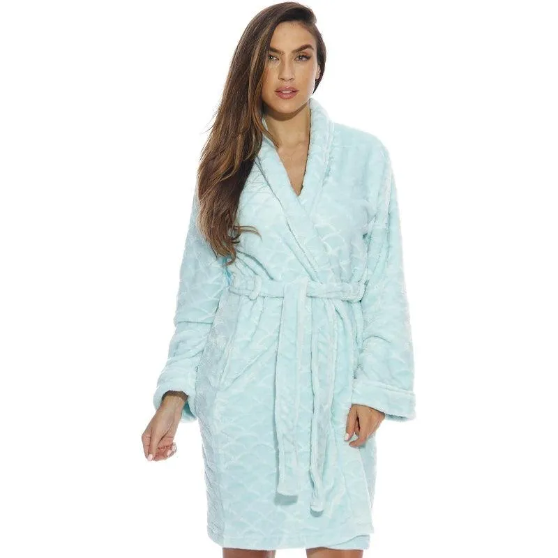 Plain Patterned Kimono Robes  Cozy and Stylish Lounge Wear