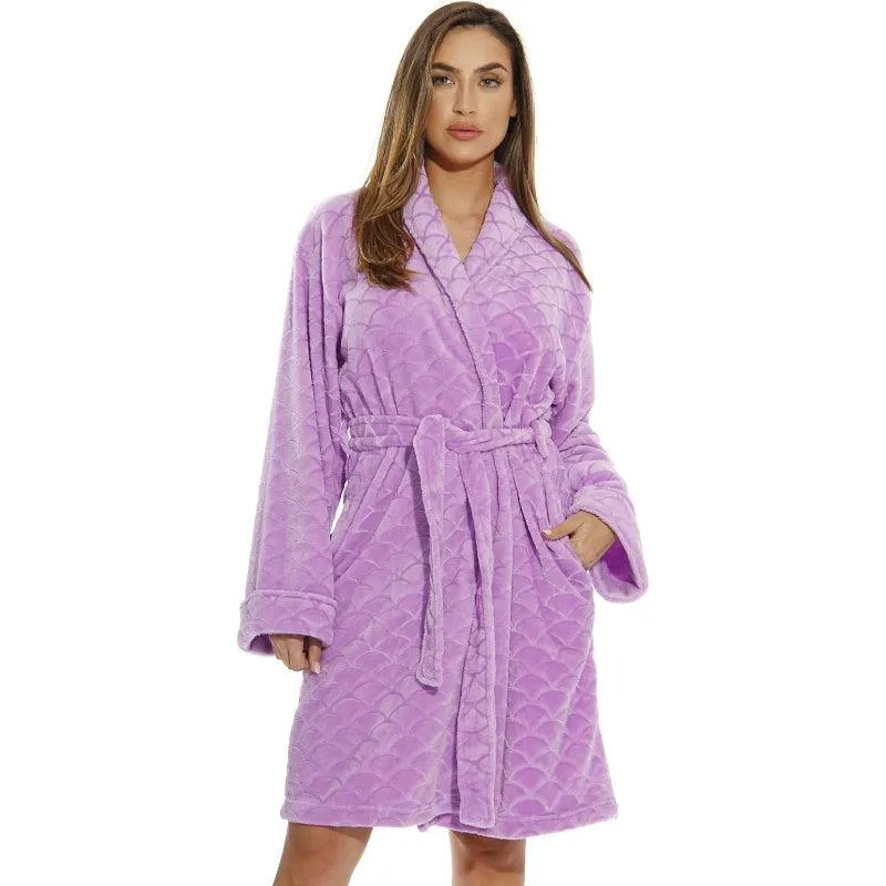 Plain Patterned Kimono Robes  Cozy and Stylish Lounge Wear