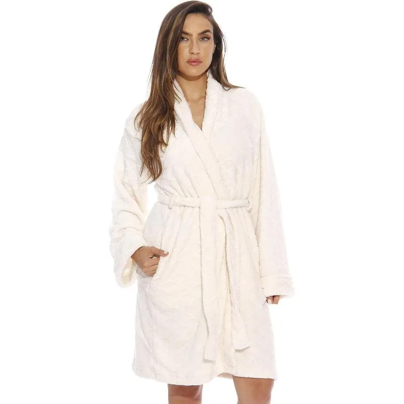 Plain Patterned Kimono Robes  Cozy and Stylish Lounge Wear