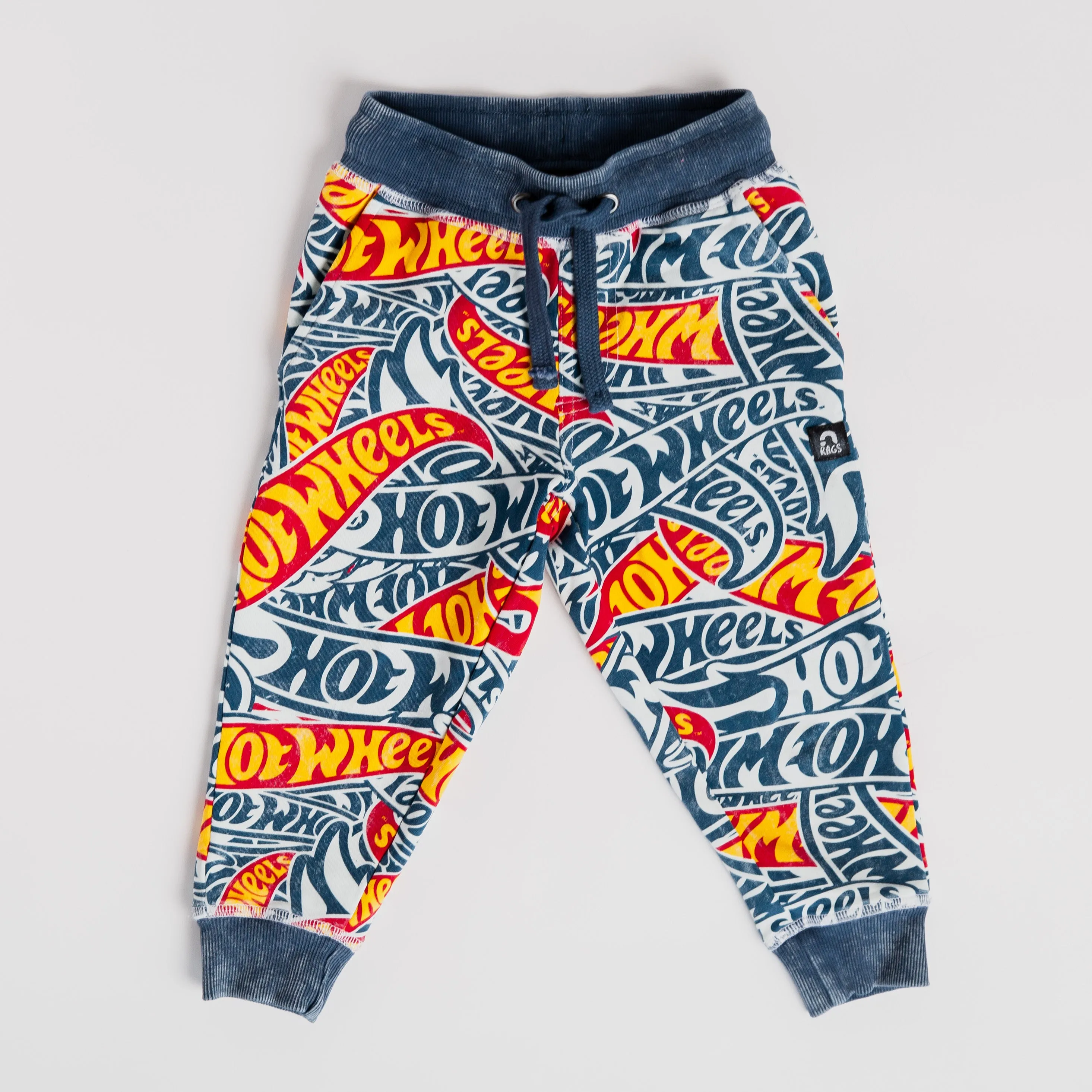 Relaxed Fit Joggers - Hot Wheels All Over Print