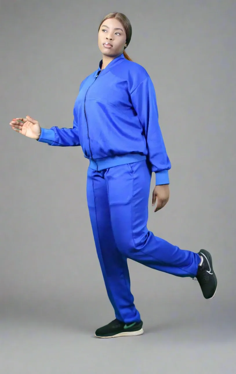 Royal Blue Womens Tracksuit Set
