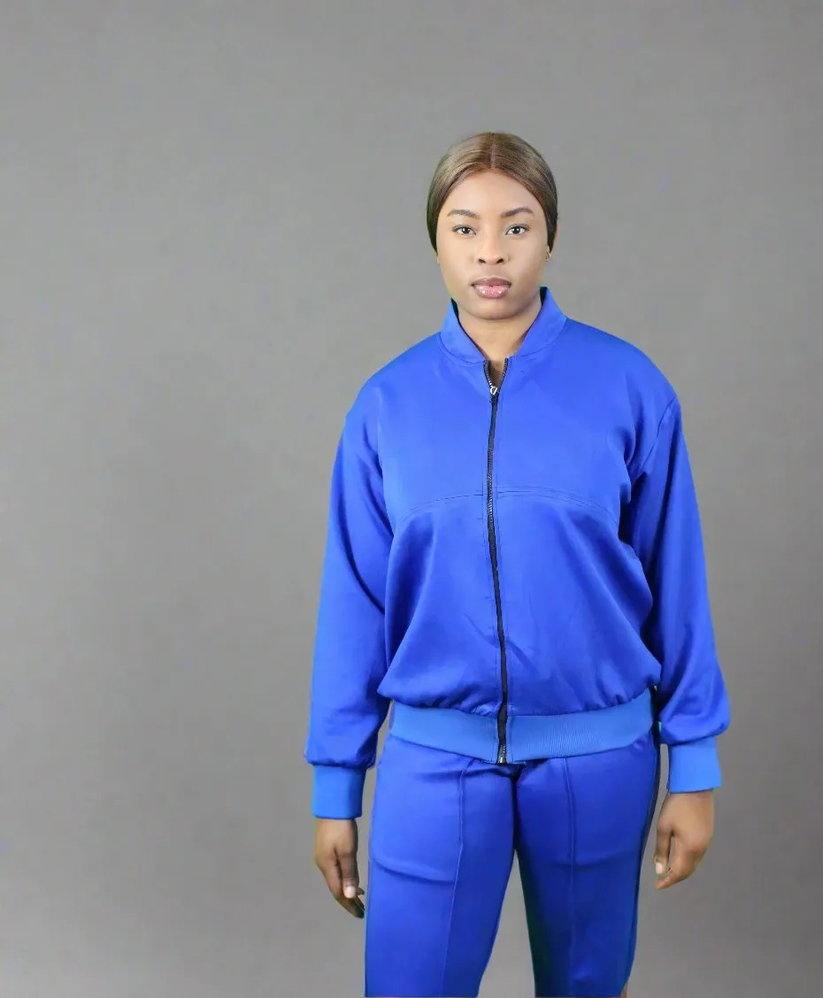 Royal Blue Womens Tracksuit Set