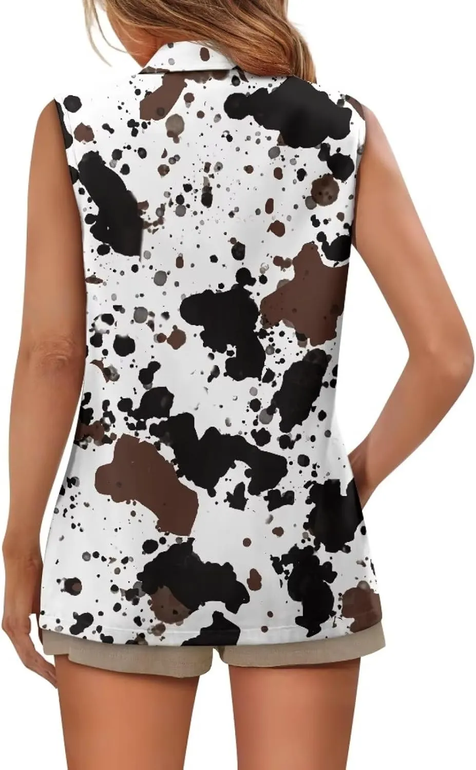 Vest for Women Trendy Loose Casual V Neck 1 Button Sleeveless Waistcoat Lightweight Vest Jacket Tank Tops S-5XL