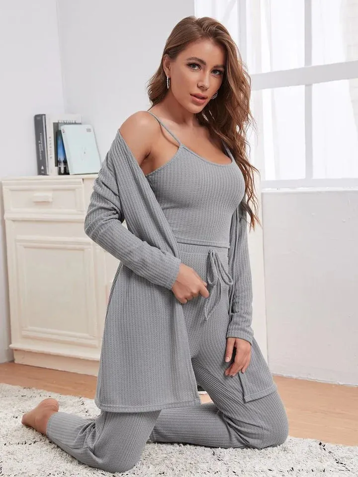 Women 3 Piece Sets Lounge Wear