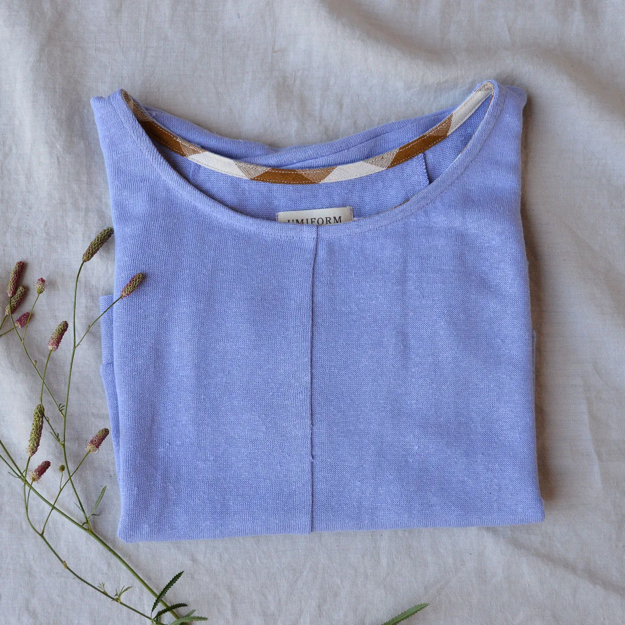 Women's Hemp Pieces Tee - 100% Hemp - Lilac