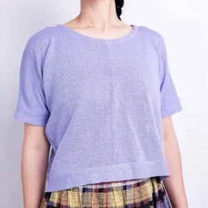 Women's Hemp Pieces Tee - 100% Hemp - Lilac