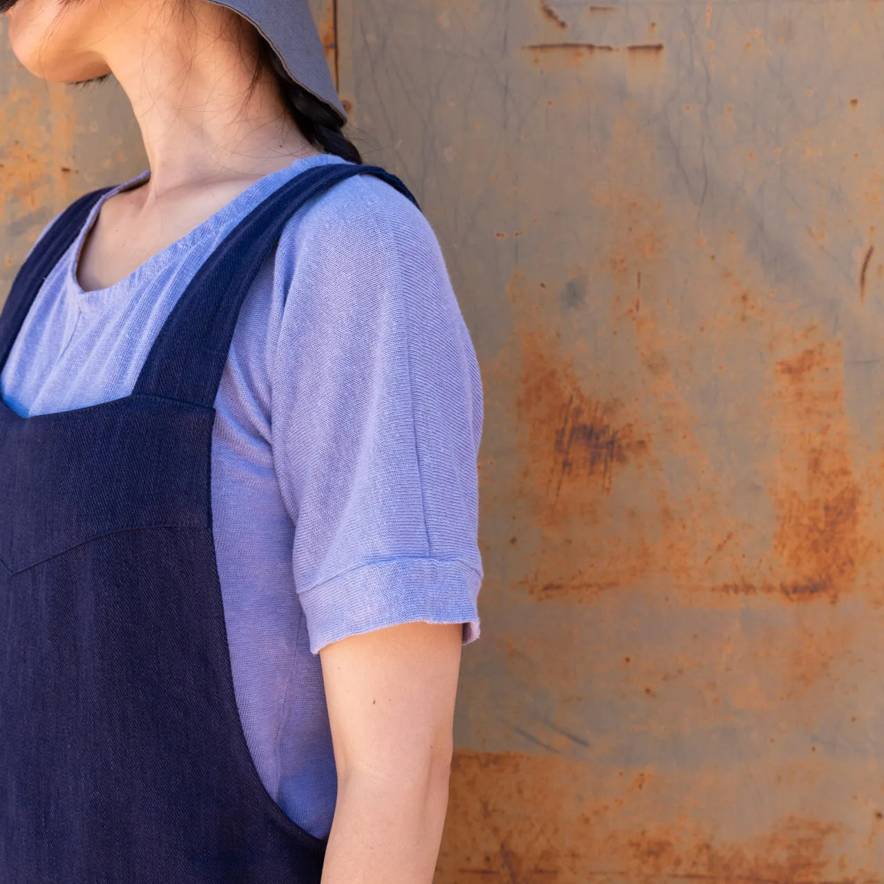 Women's Hemp Pieces Tee - 100% Hemp - Lilac
