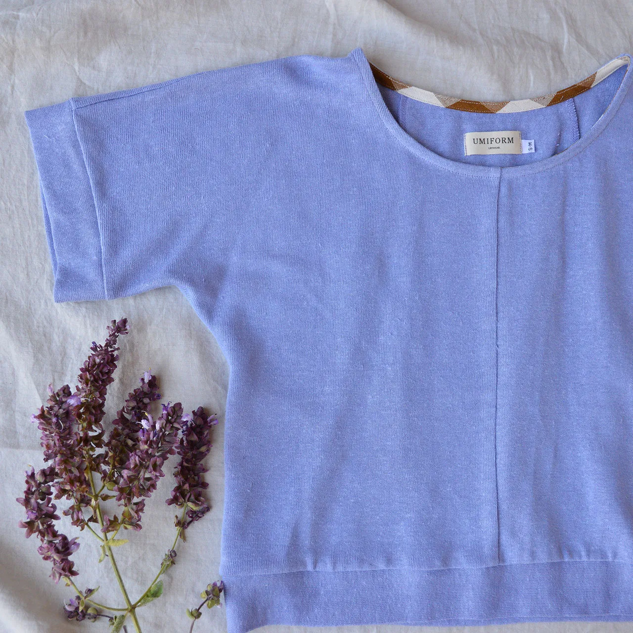 Women's Hemp Pieces Tee - 100% Hemp - Lilac