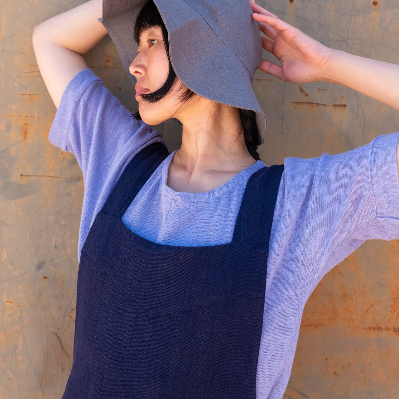 Women's Hemp Pieces Tee - 100% Hemp - Lilac