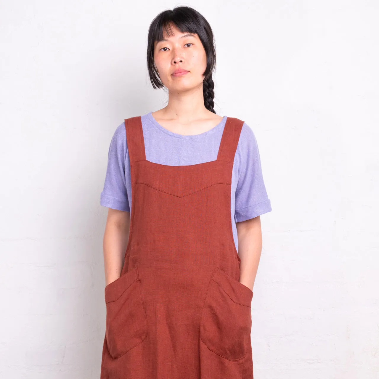 Women's Hemp Pieces Tee - 100% Hemp - Lilac